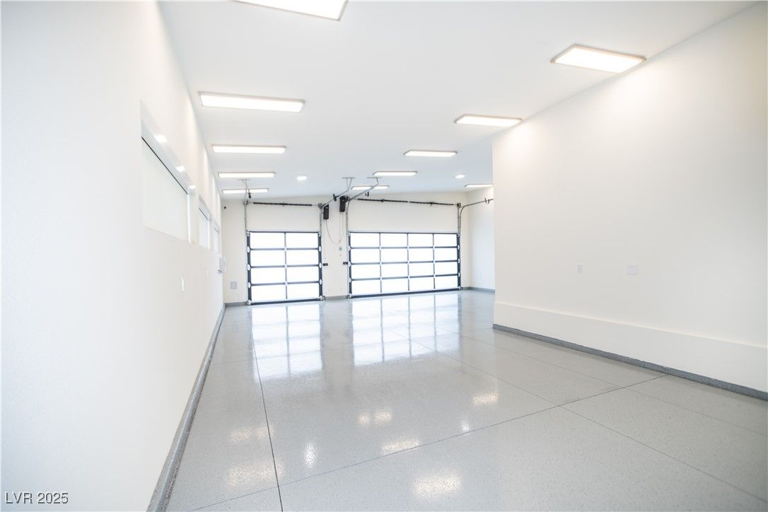 Garage, Interior, Recessed Lighting