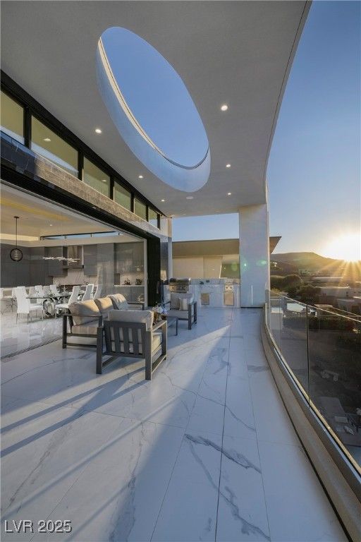 Interior, Marble, Recessed Lighting