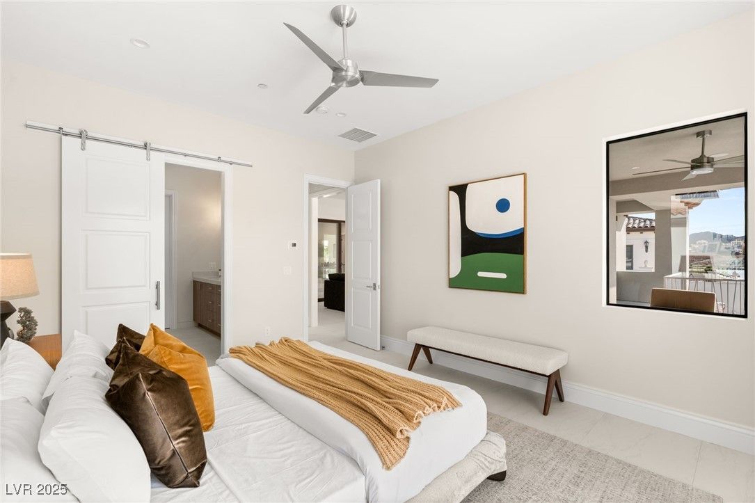 Bedroom, Interior, Recessed Lighting