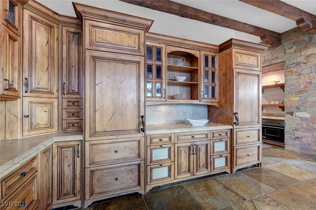 Interior, Kitchen, Stone Walls