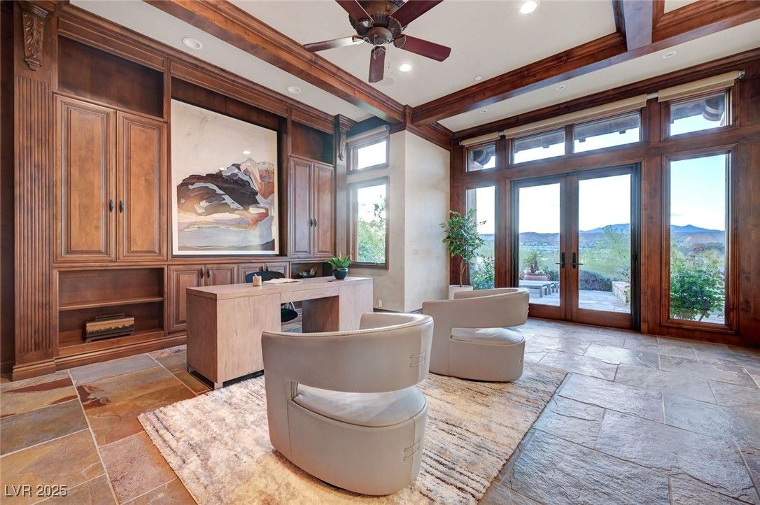 Home Office, Interior, Recessed Lighting