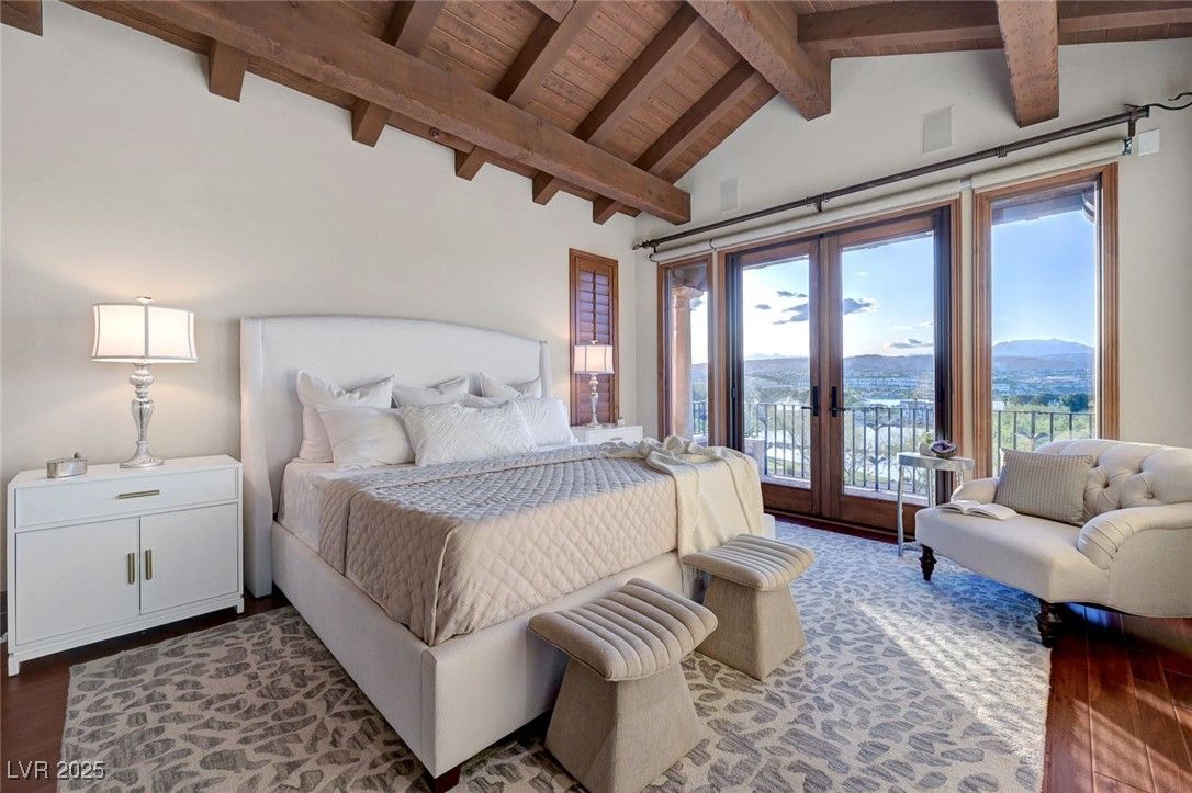 Bedroom, Interior, Wooden Beams, Wooden Ceilings, Wood Texture Flooring