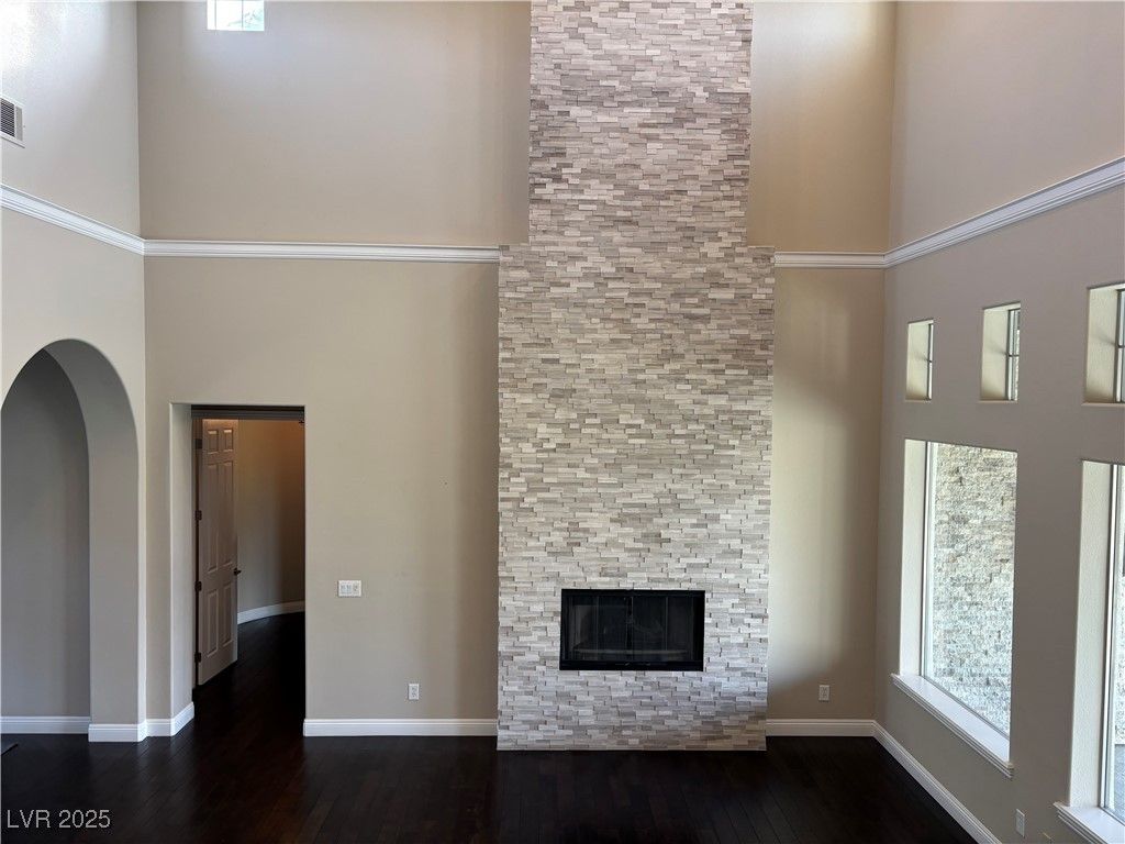 Fireplace, Interior, Stone Walls, Wood Texture Flooring