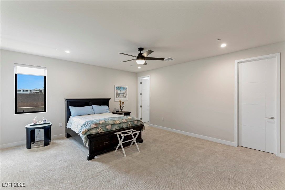 Bedroom, Interior, Recessed Lighting