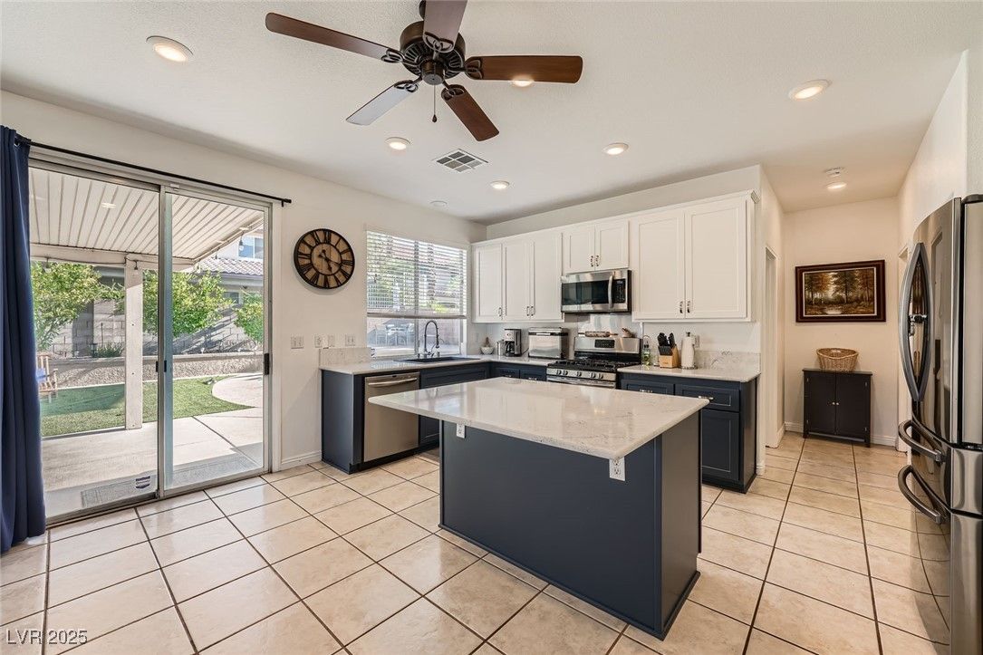 Interior, Kitchen, Recessed Lighting, Stainless Steel Appliances