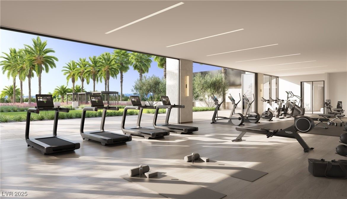 Fitness Equipment, Gym, Interior, Wood Texture Flooring