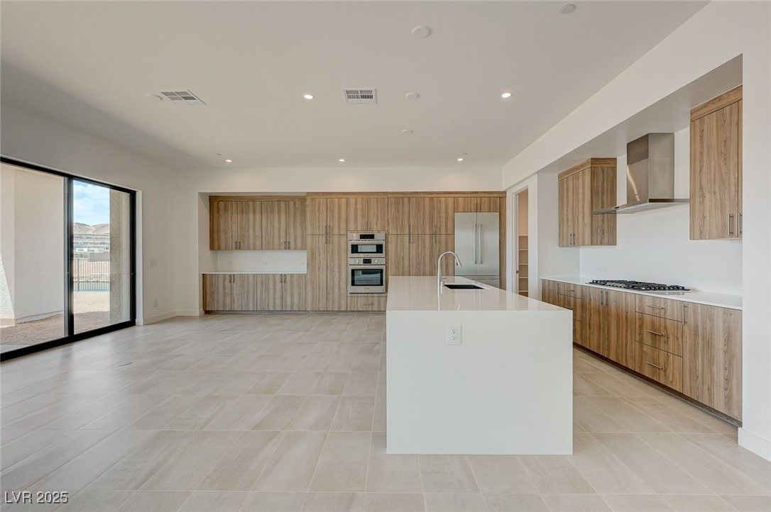 Interior, Kitchen, Recessed Lighting, Stainless Steel Appliances