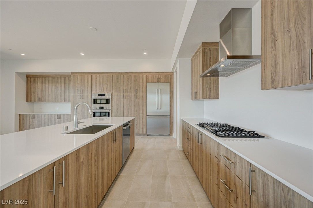 Interior, Kitchen, Recessed Lighting, Stainless Steel Appliances
