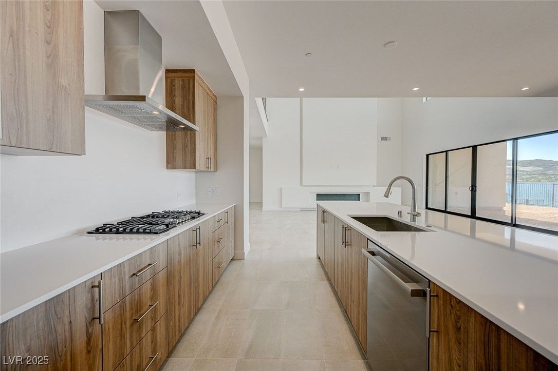 Interior, Kitchen, Recessed Lighting, Stainless Steel Appliances