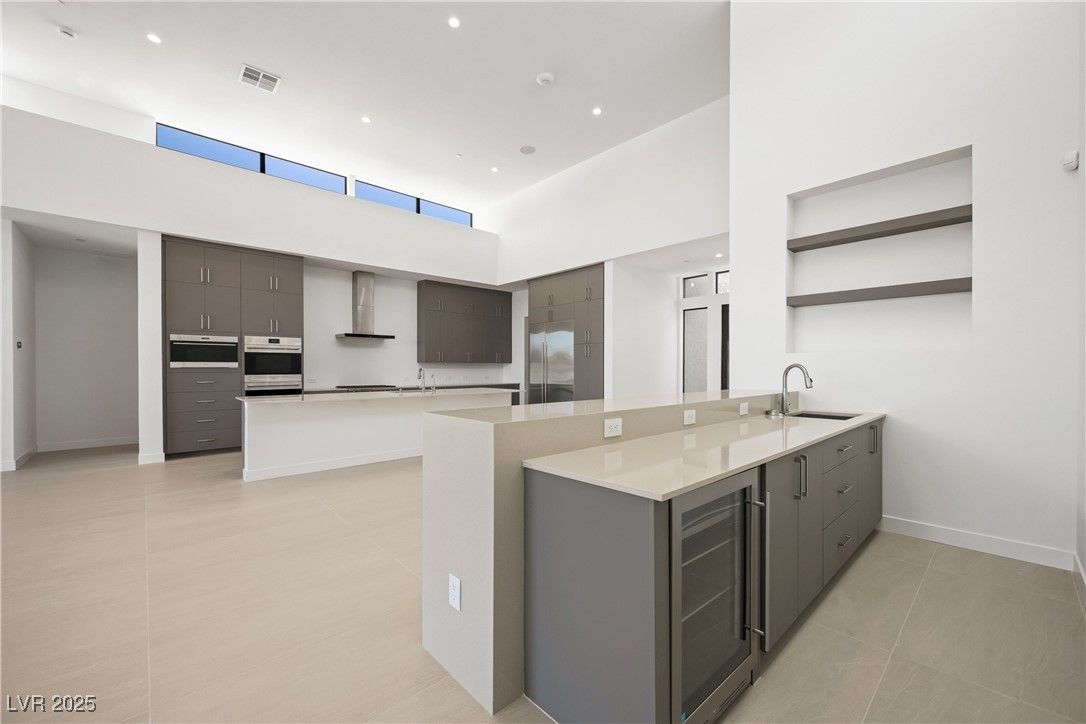 Interior, Kitchen, Recessed Lighting, Stainless Steel Appliances