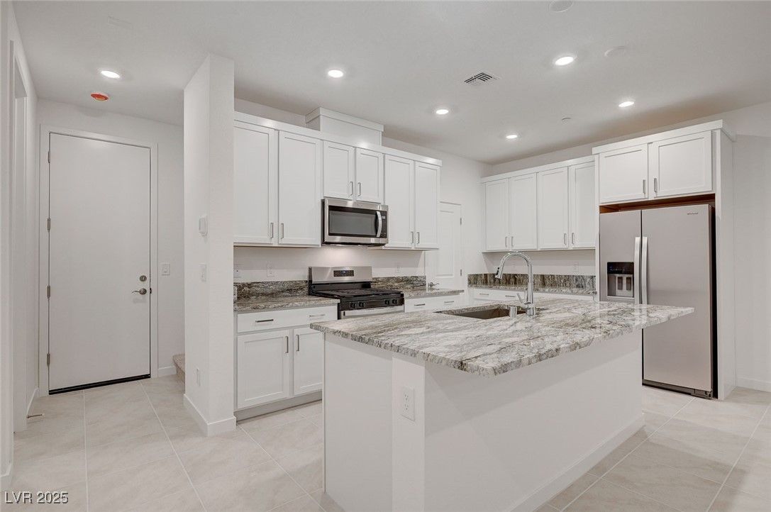 Interior, Kitchen, Recessed Lighting, Stainless Steel Appliances