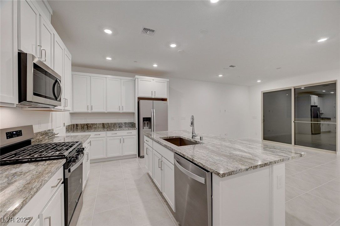 Interior, Kitchen, Recessed Lighting, Stainless Steel Appliances