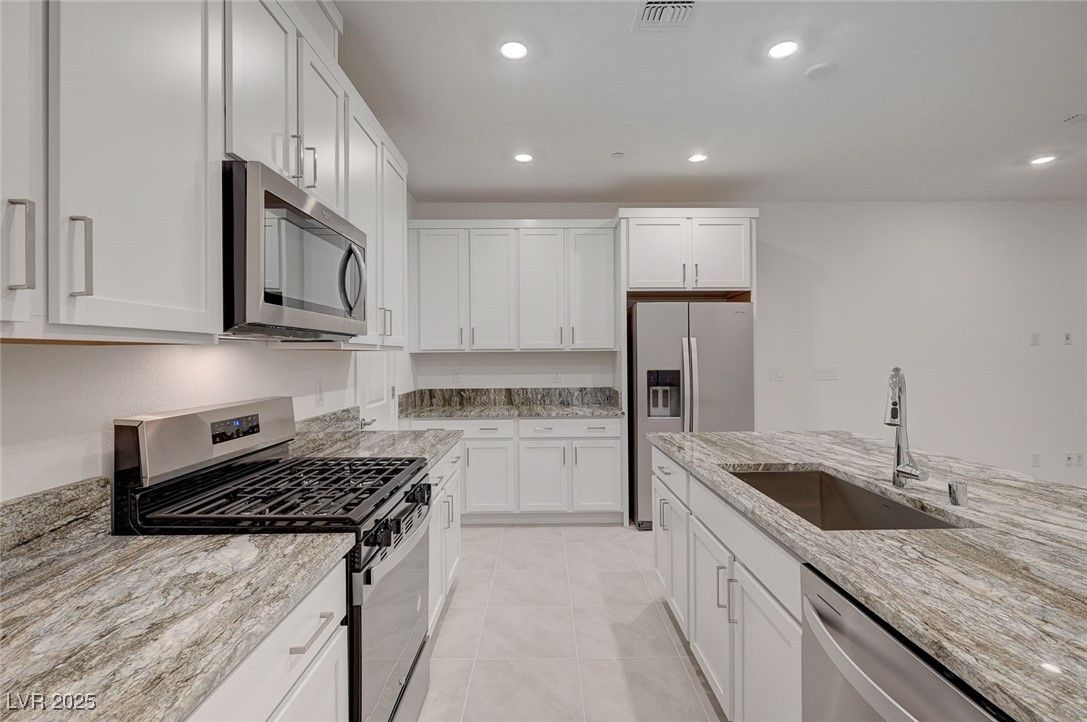 Interior, Kitchen, Recessed Lighting, Stainless Steel Appliances