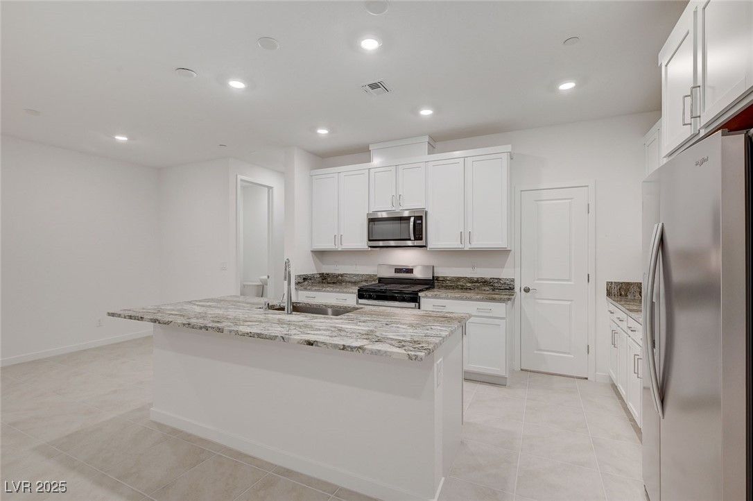 Interior, Kitchen, Recessed Lighting, Stainless Steel Appliances