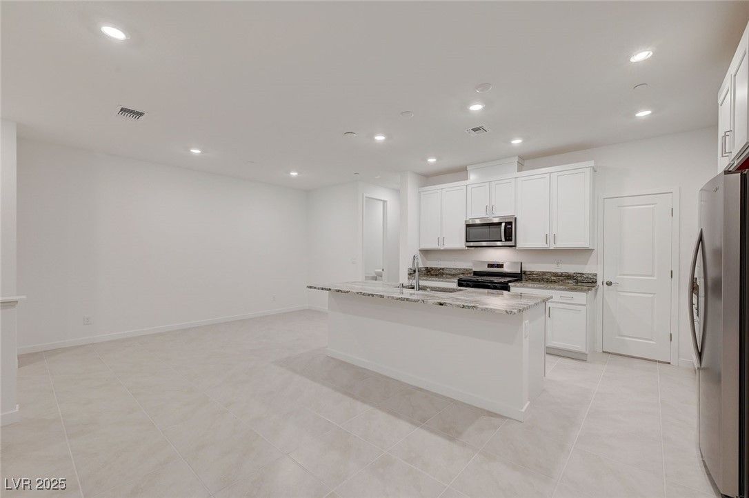 Interior, Kitchen, Recessed Lighting, Stainless Steel Appliances