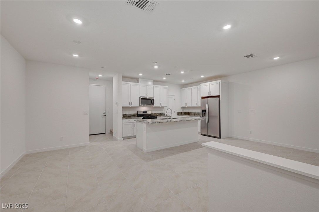 Interior, Kitchen, Recessed Lighting, Stainless Steel Appliances