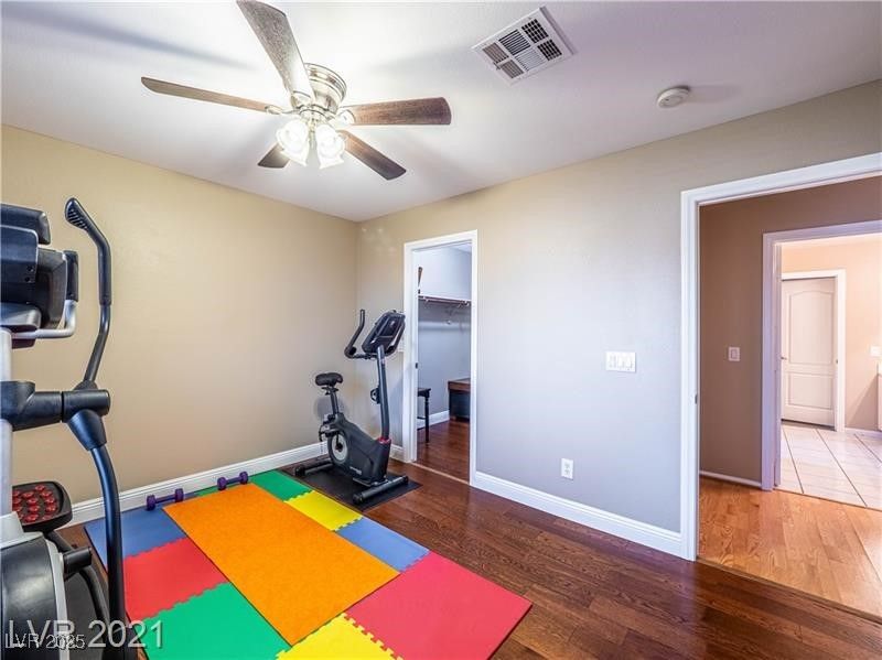 Fitness Equipment, Interior, Wood Texture Flooring