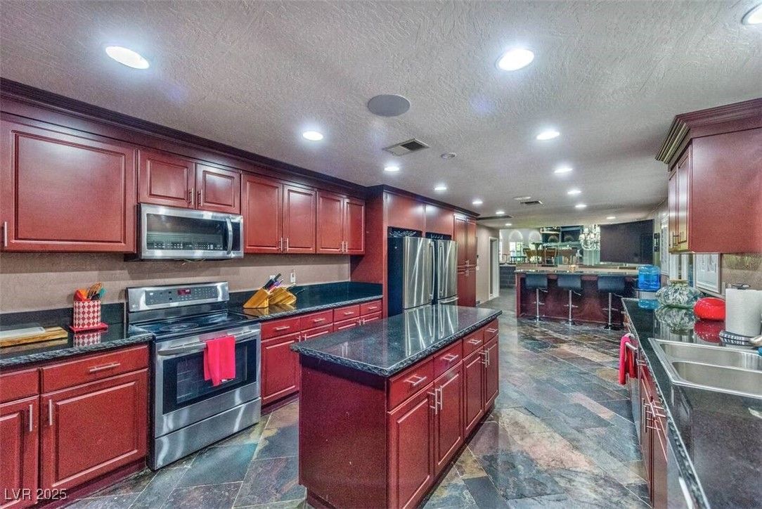 Interior, Kitchen, Recessed Lighting, Stainless Steel Appliances