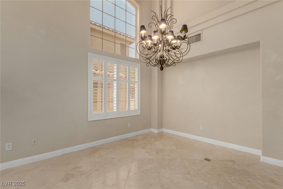 Chandelier, Empty room, Interior