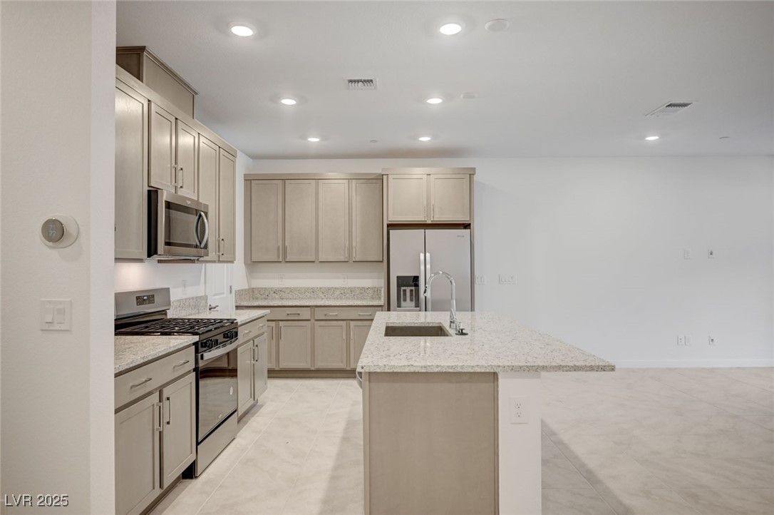 Interior, Kitchen, Recessed Lighting, Stainless Steel Appliances