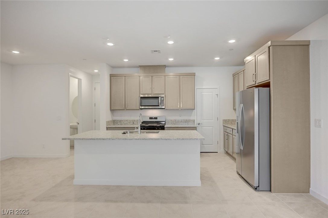 Interior, Kitchen, Recessed Lighting, Stainless Steel Appliances