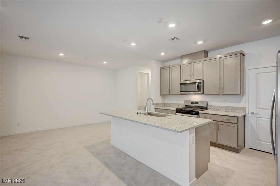 Interior, Kitchen, Recessed Lighting, Stainless Steel Appliances