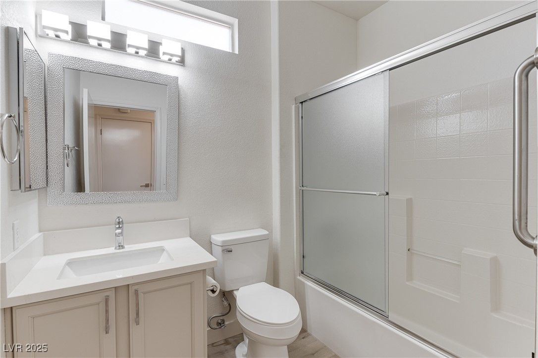 Bathroom, Glass Shower, Interior, Wood Texture Flooring