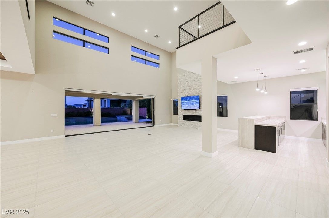 Fireplace, Interior, Pendant Lights, Recessed Lighting