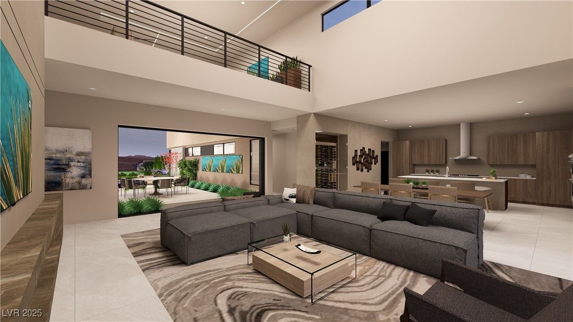 Dining room, Interior, Kitchen, Living room, Recessed Lighting