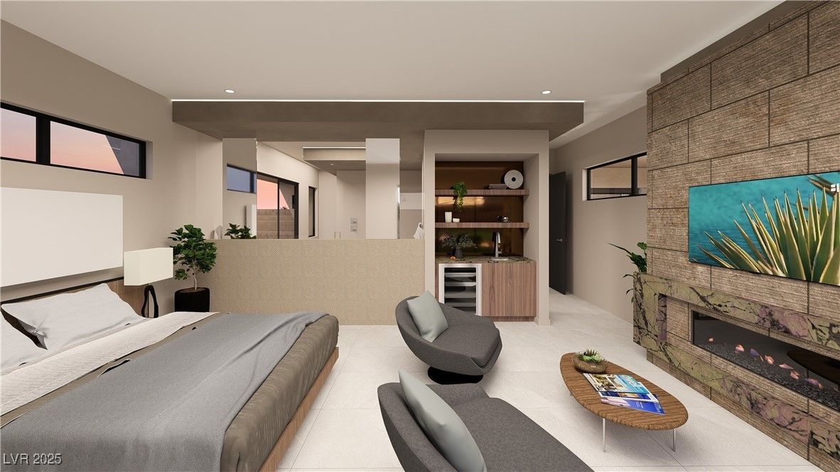 Fireplace, Interior, Living room, Recessed Lighting