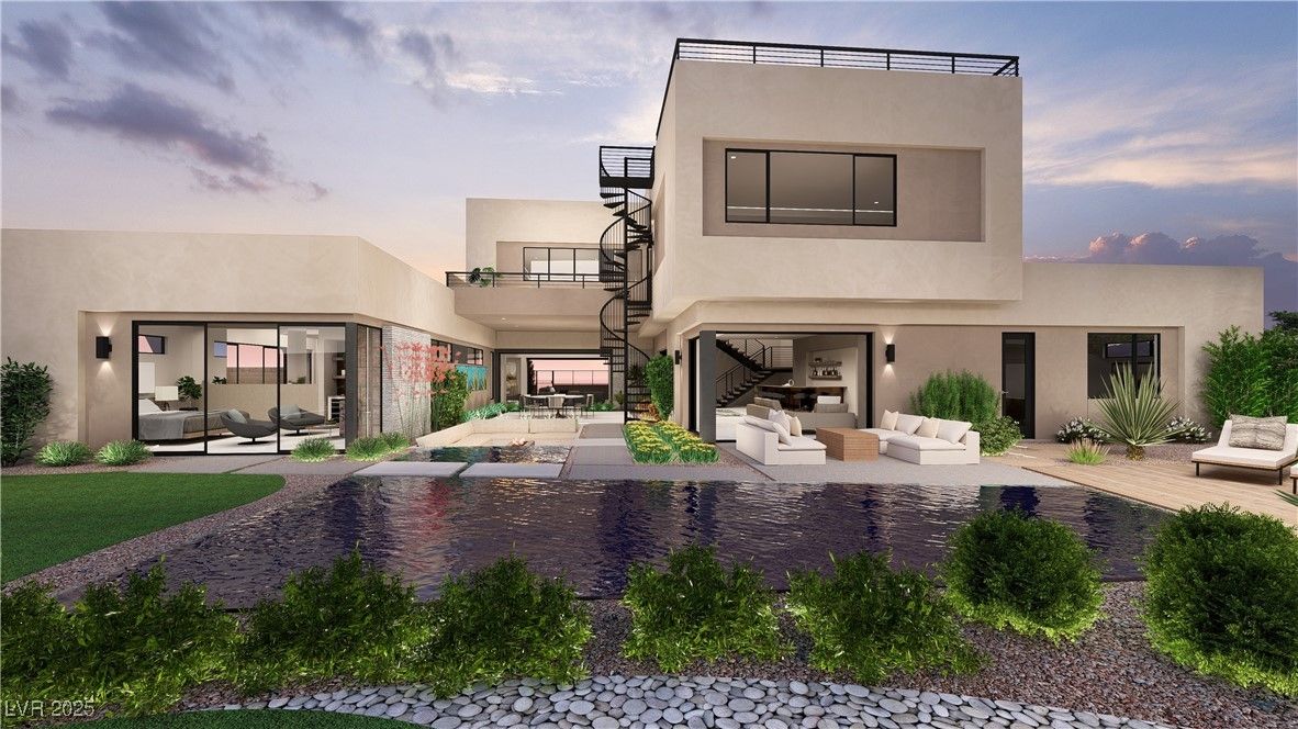 Backyard, Exterior, Facade, Modern