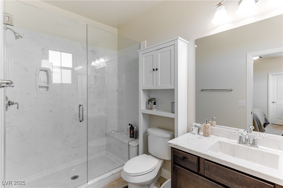 Bathroom, Glass Shower, Interior, Marble Walls