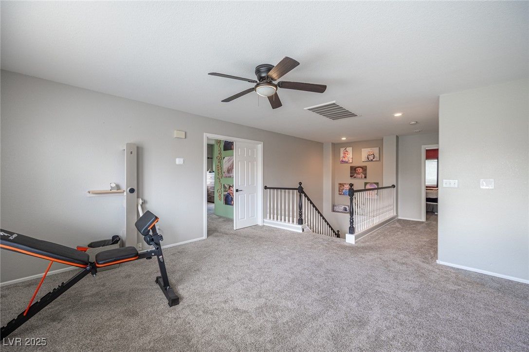 Fitness Equipment, Interior, Recessed Lighting