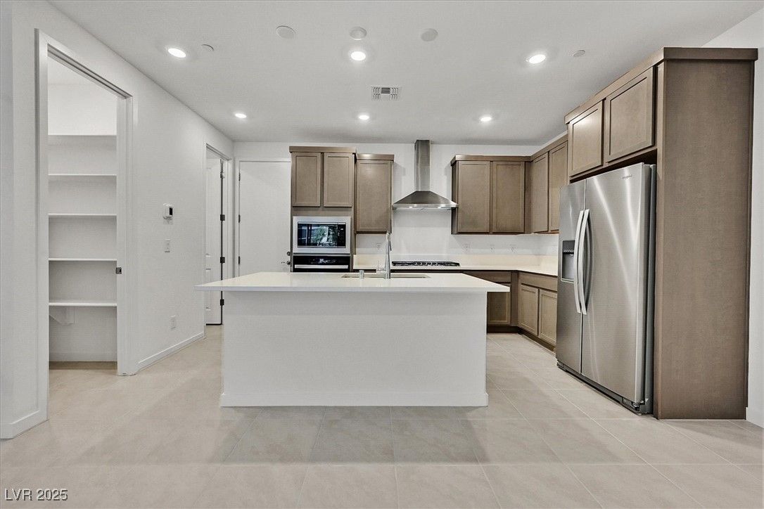 Interior, Kitchen, Recessed Lighting, Stainless Steel Appliances