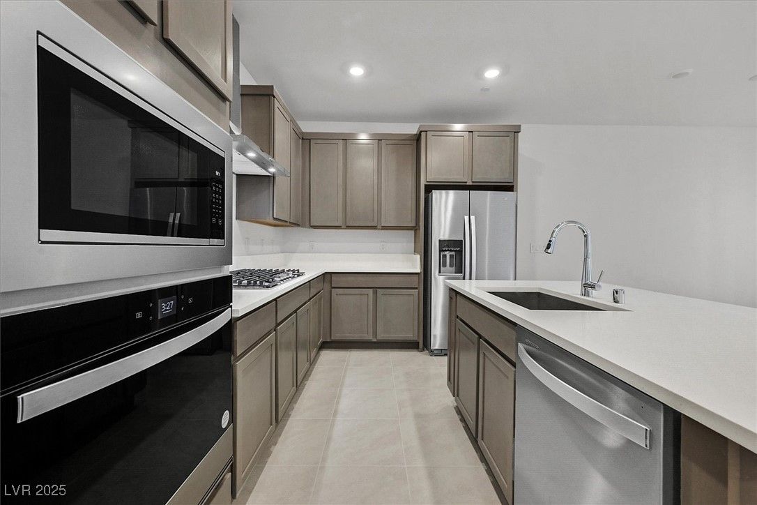 Interior, Kitchen, Recessed Lighting, Stainless Steel Appliances