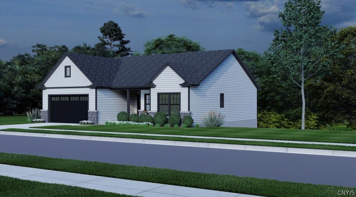 Attached, Exterior, Facade, Farmhouse