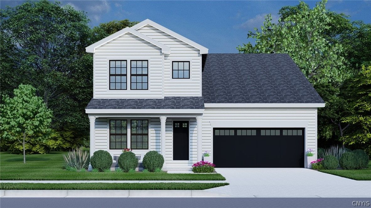 Attached, Exterior, Facade, Farmhouse