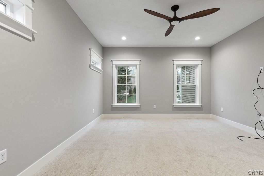 Empty room, Interior, Recessed Lighting