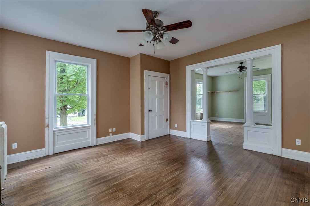 Empty room, Interior, Wood Texture Flooring