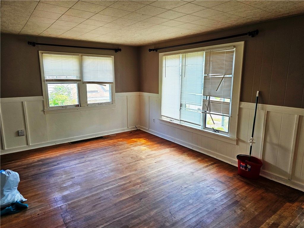 Empty room, Interior, Wood Texture Flooring