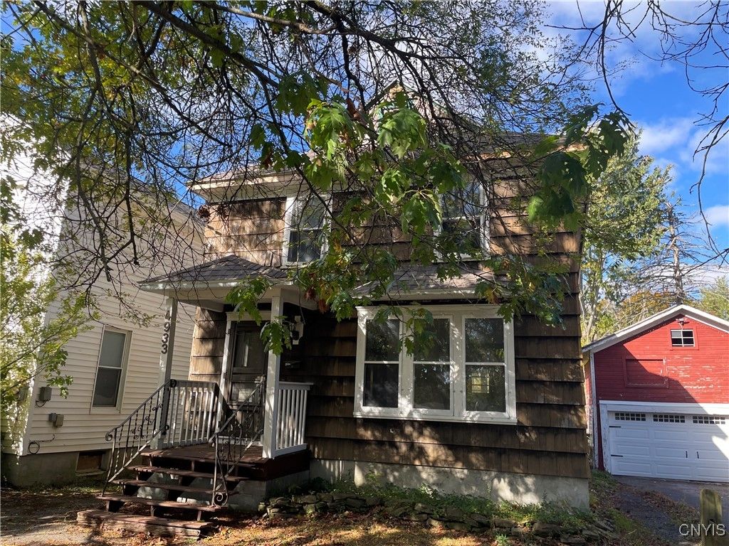 Detached Garage, Exterior, Facade, American Foursquare