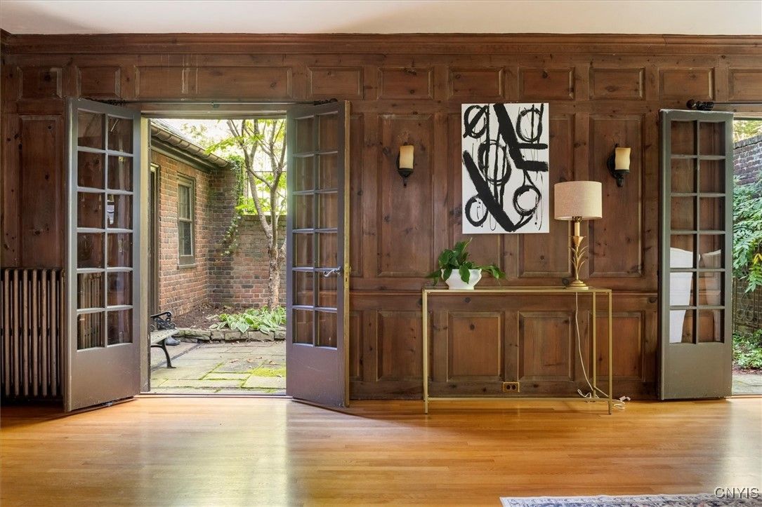 Interior, Stone Walls, Wood Texture Flooring, Wooden Walls
