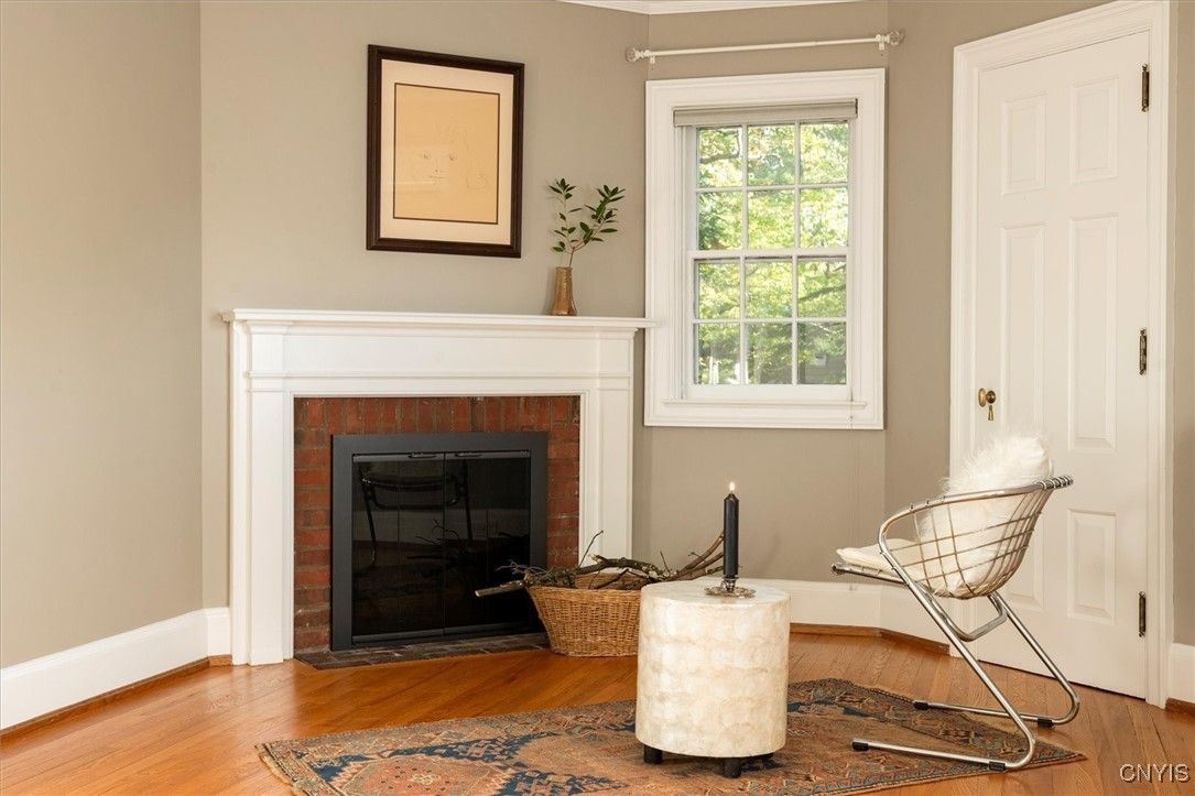 Fireplace, Interior, Wood Texture Flooring