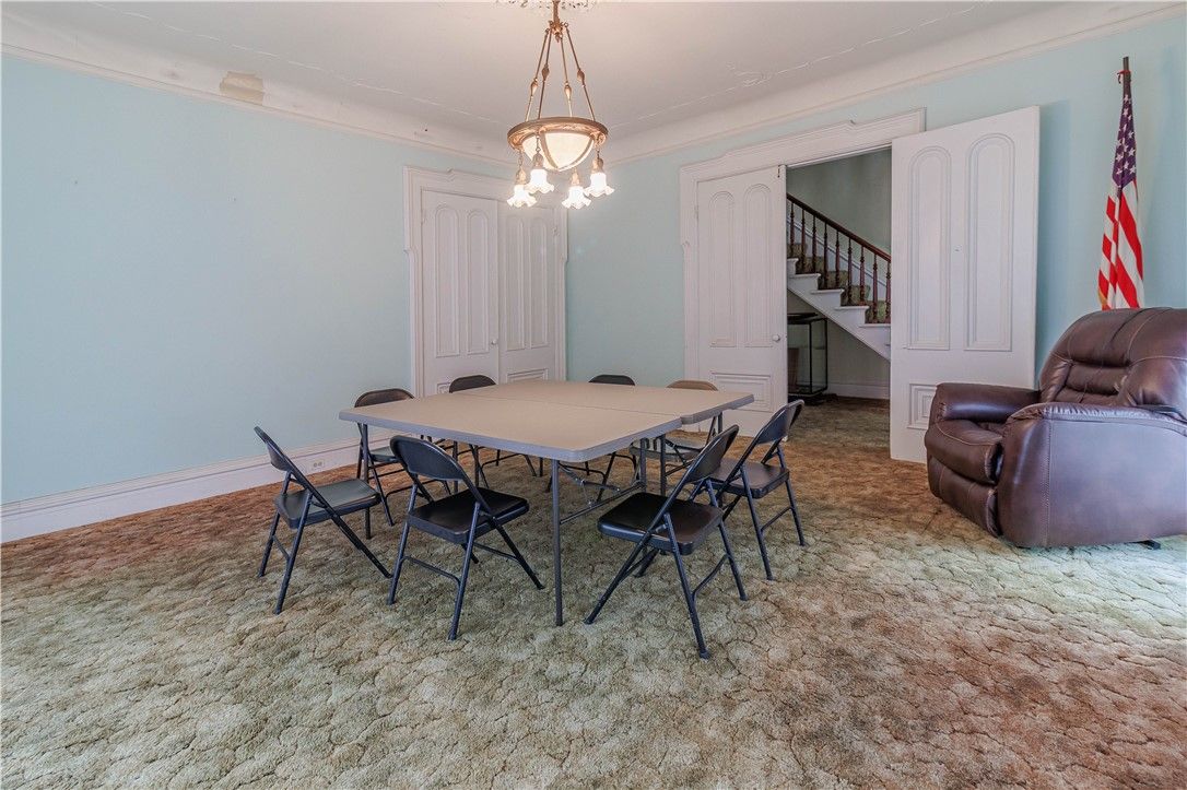 Dining room, Interior, Pendant Lights