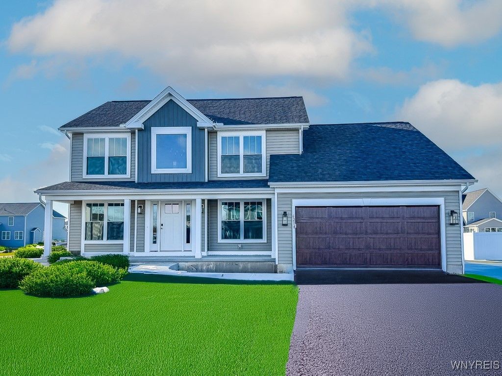 Attached, Exterior, Facade, Farmhouse