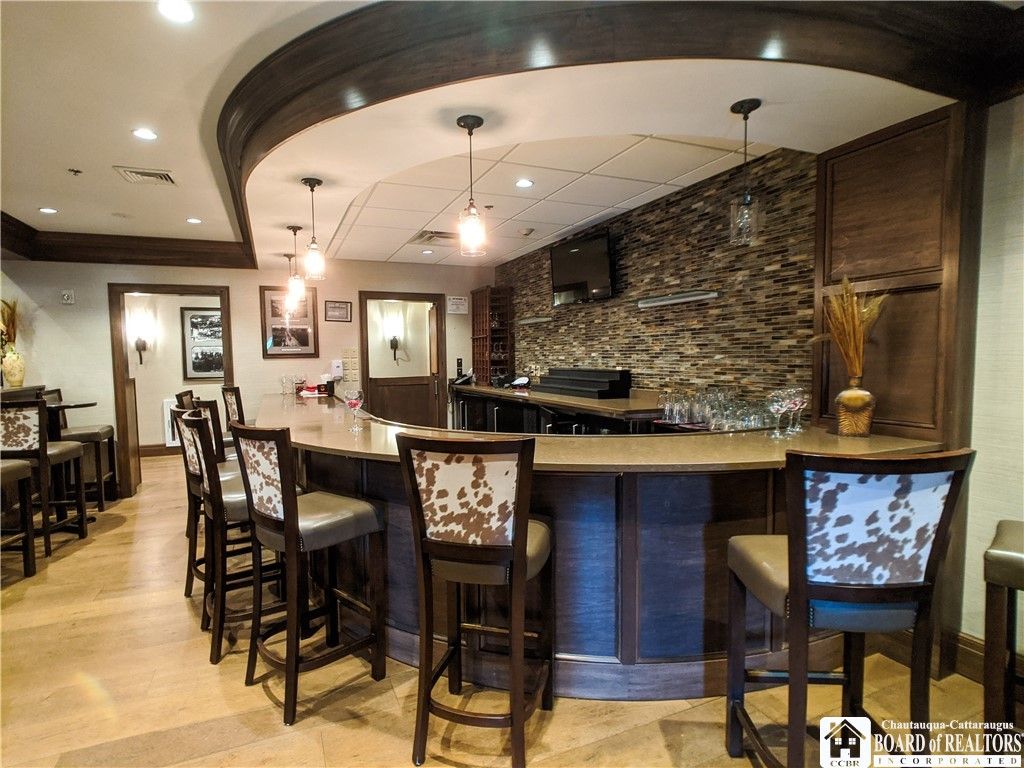 Interior, Pendant Lights, Recessed Lighting, Stone Walls, Wood Texture Flooring