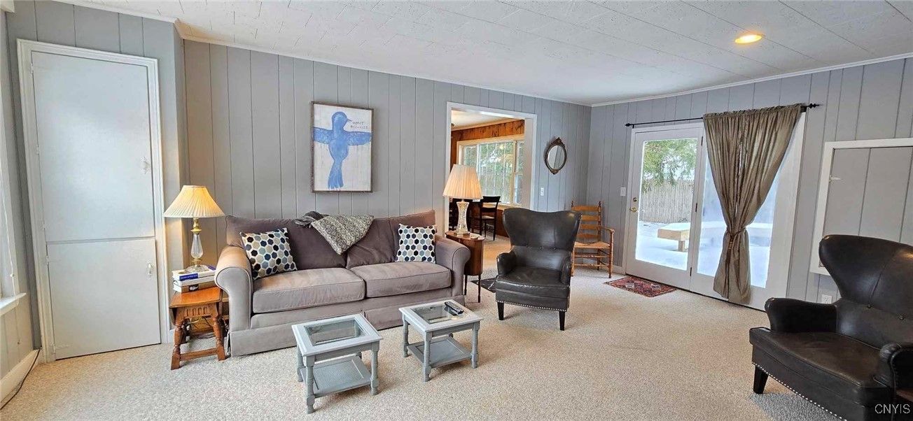 Interior, Living room, Recessed Lighting