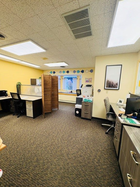 Home Office, Interior, Recessed Lighting