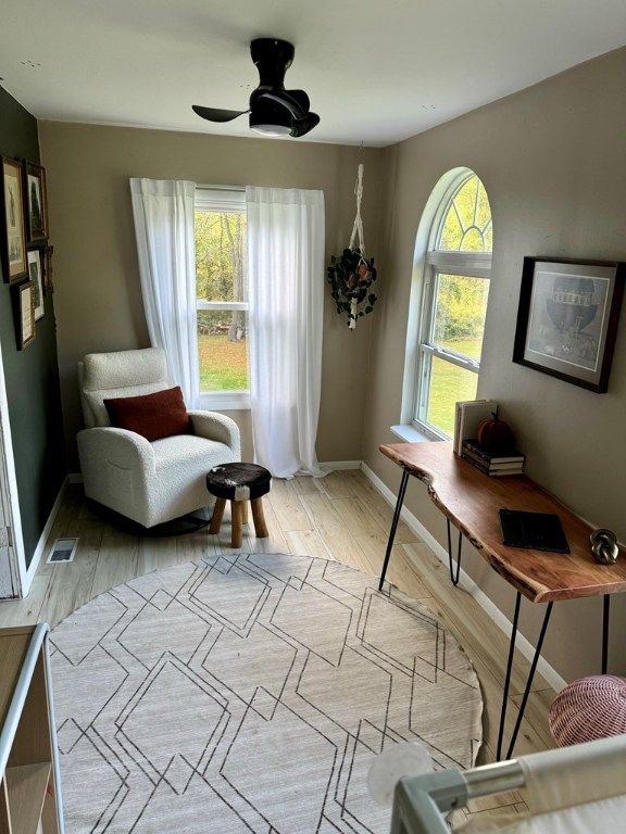 Home Office, Interior, Wood Texture Flooring