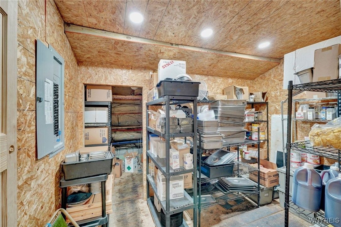 Interior, Recessed Lighting, Stone Walls